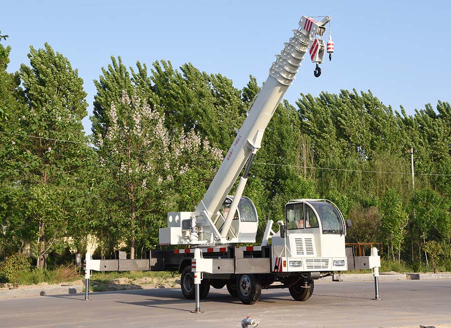 16吨自制吊车-白