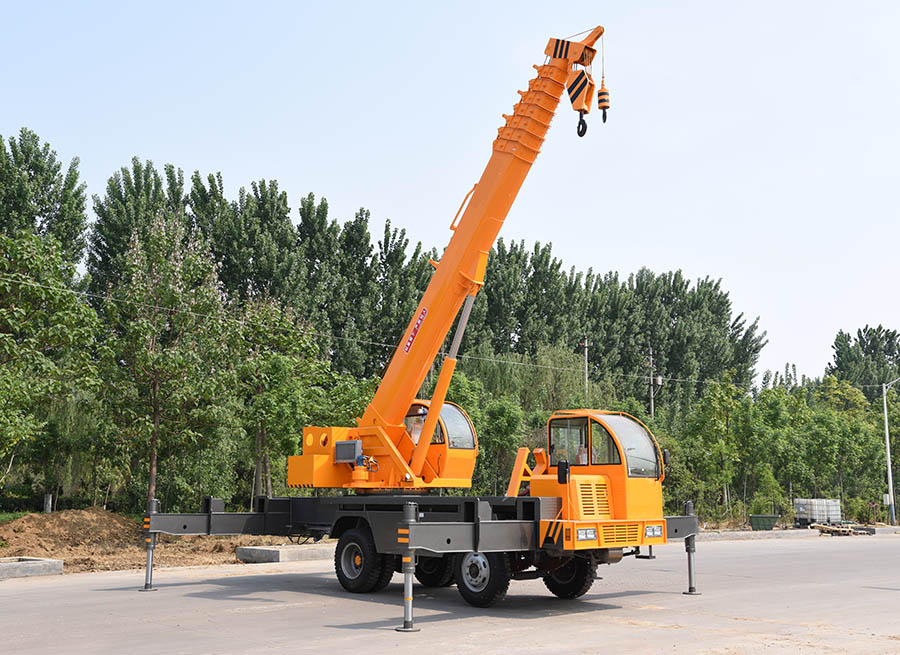 16吨自制吊车-黄